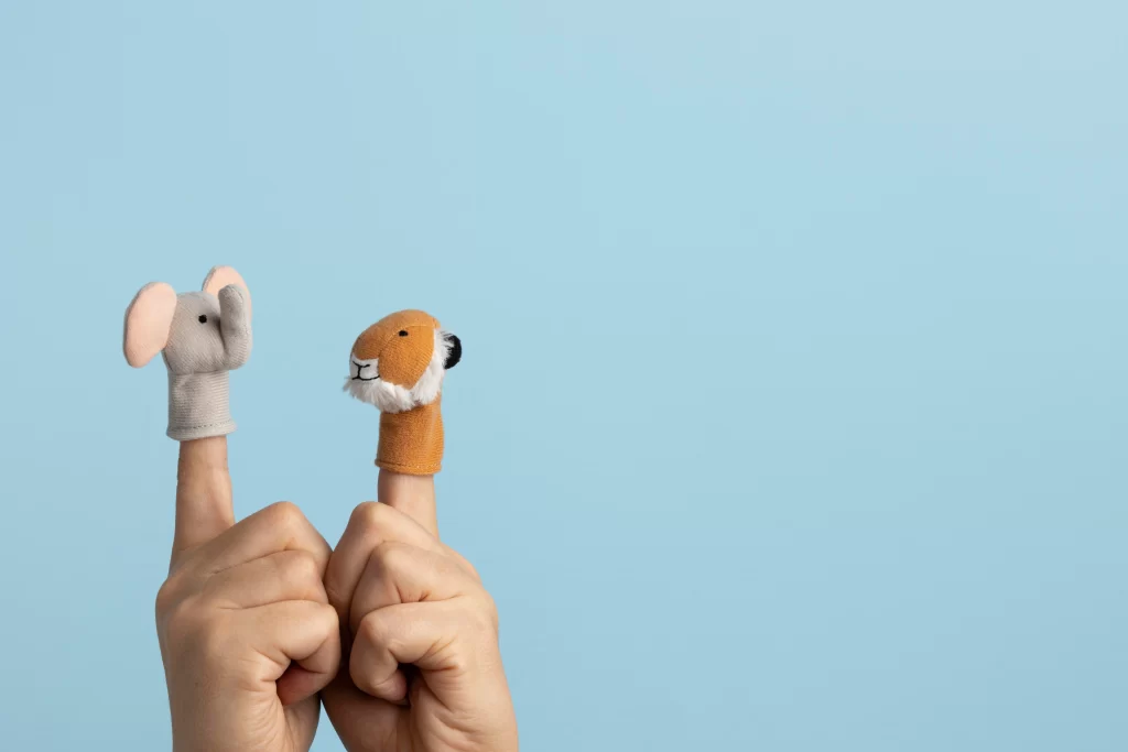 Jenis-jenis Mainan Anak Boneka Lucu Finger Puppet